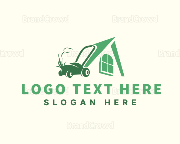 Gardening Equipment Lawn Mower Logo