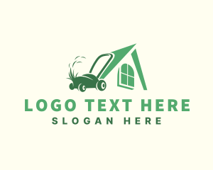 Landscape - Gardening Equipment Lawn Mower logo design