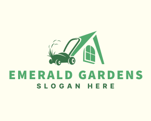 Gardening Equipment Lawn Mower logo design