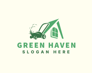 Gardening Equipment Lawn Mower logo design
