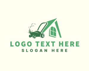 Gardening Equipment Lawn Mower Logo