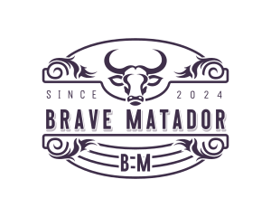 Bullfighter - Bullfighter Cowboy Rodeo logo design