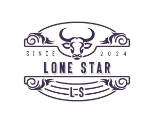 Bullfighter Cowboy Rodeo logo design