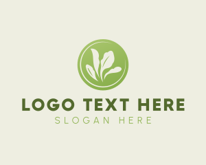 Vegan - Eco Farm Harvest logo design