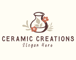 Ceramic - Flower Vase Ceramic logo design