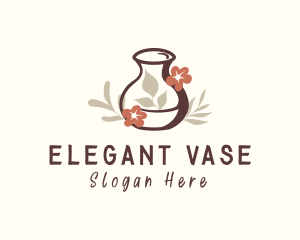 Vase - Flower Vase Ceramic logo design