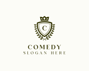 Luxury - Regal Crown Shield logo design