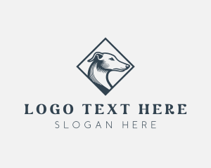 Grooming - Greyhound Dog Kennel logo design