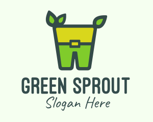 Green Leprechaun Costume logo design