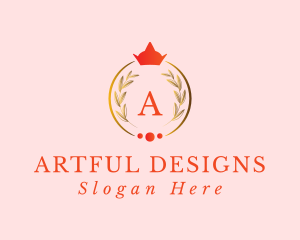 Royal Wreath Crown logo design