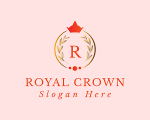 Royal Wreath Crown logo design