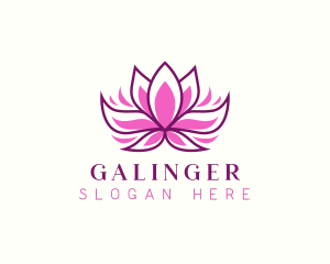 Wellness Lotus Flower Logo