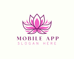 Wellness Lotus Flower Logo