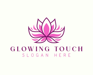 Moisturizer - Wellness Lotus Flower logo design