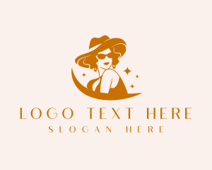 Hat - Lady Accessories Boutique logo design