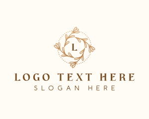 Geometric - Floral Wedding Stylist logo design