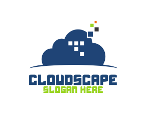 Cloud Pixel Technology logo design