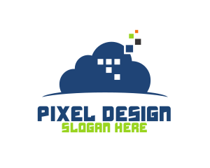 Cloud Pixel Technology logo design