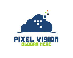 Cloud Pixel Technology logo design