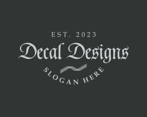 Gothic Calligraphy Business logo design