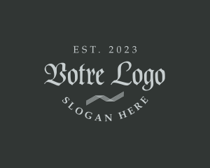 Antique - Gothic Calligraphy Business logo design