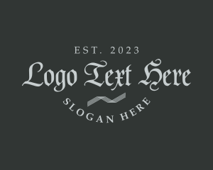 Decor - Gothic Calligraphy Business logo design