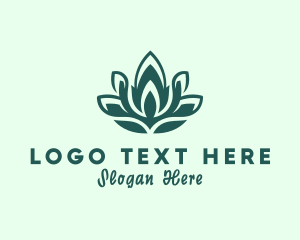 Lettuce - Garden Plant Herb logo design