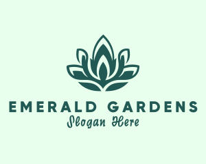 Garden Plant Herb logo design