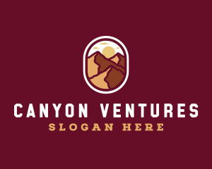 Canyon - Desert Mountain Trekking logo design