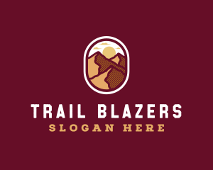 Desert Mountain Trekking logo design