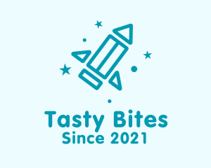 Toy Store - Blue Toy Rocket logo design