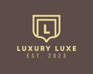 Luxury Shield Security logo design