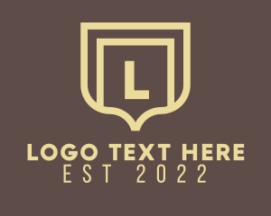 Lettermark - Elegant Shield Lettermark logo design