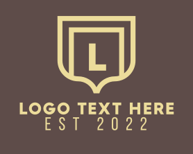 Shield - Elegant Shield Lettermark logo design