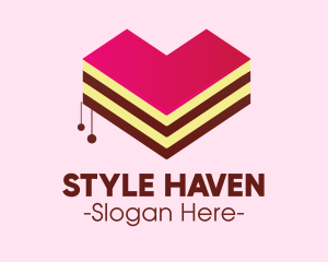 Heart - Sweet Heart Cake logo design