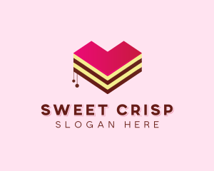 Sweet Heart Cake  logo design