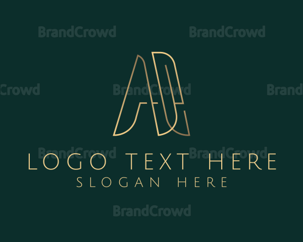 Elegant Minimalist Letter A Logo