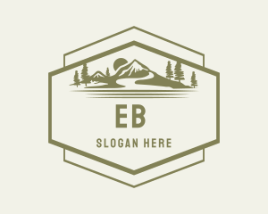 Mountain Outdoor Camping Logo