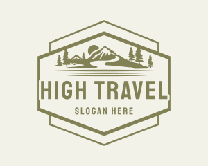 Mountain Outdoor Camping Logo