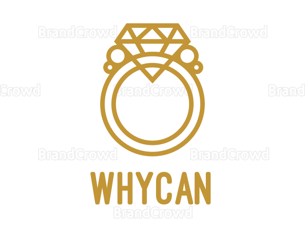Jewelry Ring Outline Logo
