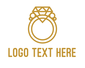 Jewelry Ring Outline Logo