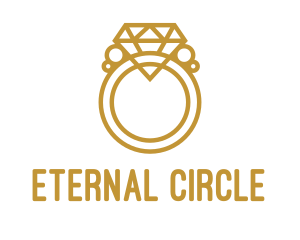 Ring - Jewelry Ring Outline logo design