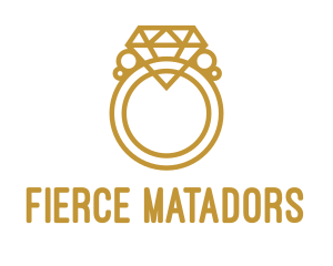 Jewelry Ring Outline logo design