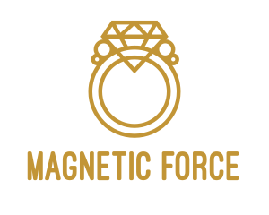 Jewelry Ring Outline logo design