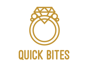 Jewelry Ring Outline logo design