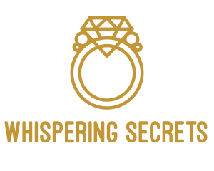 Jewelry Ring Outline logo design