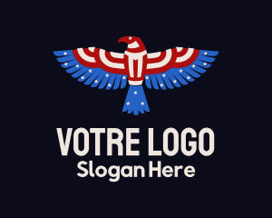 Stars Stripes Eagle Logo