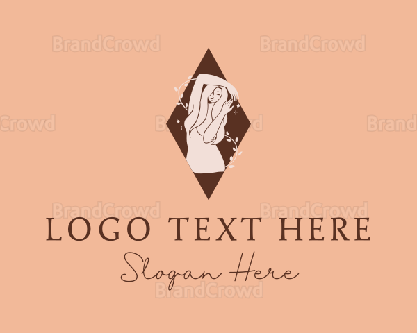 Beauty Nude Woman Logo