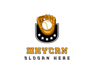 Baseball Mitt Varsity Logo