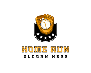 Baseball - Baseball Mitt Varsity logo design